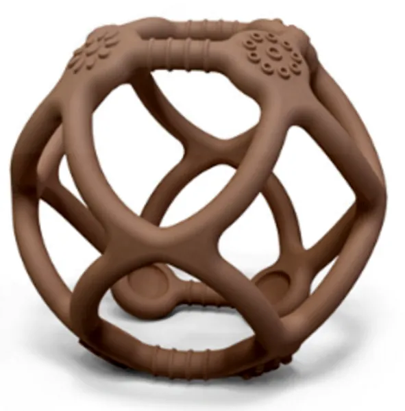 Boll bitboll i silikon med taktila ytor