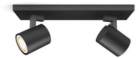 Philips Hue Runner Dubbel Spot Svart