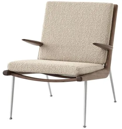 &Tradition Boomerang HM2 Fåtölj Valnöt/Karakorum 003/Stål