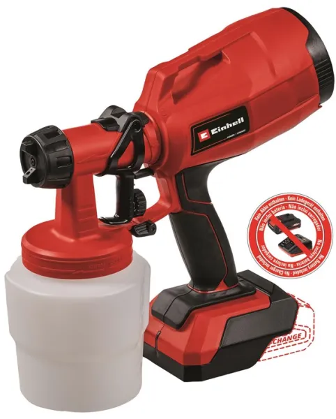 Einhell TC-SY 18/60 Li akku färgspruta 18 volt utan batteri och laddare