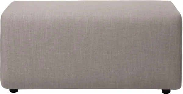 BROSTE COPENHAGEN Lagoon modulsoffa puff - latte tyg