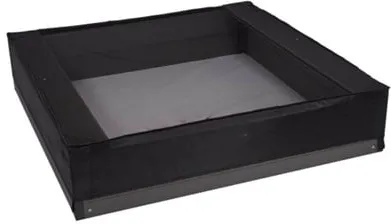 Nordic Play Sandlådenät, 120 x 120 x 20 cm, svart