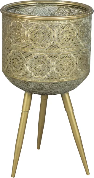 DUTCHBONE Botanisk krukväxtskydd M - mässing järn