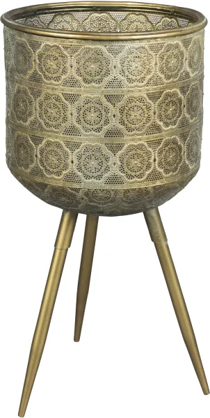 DUTCHBONE Botanisk krukväxtskydd L - mässing järn